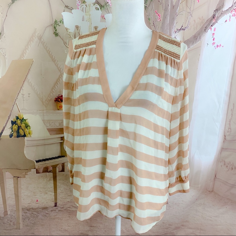 NEW Joie Aceline Silk sheer Blouse - Picture 5 of 12